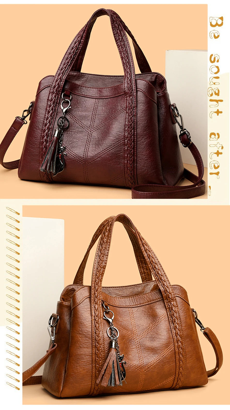 Elegant Leather Shoulder Bag