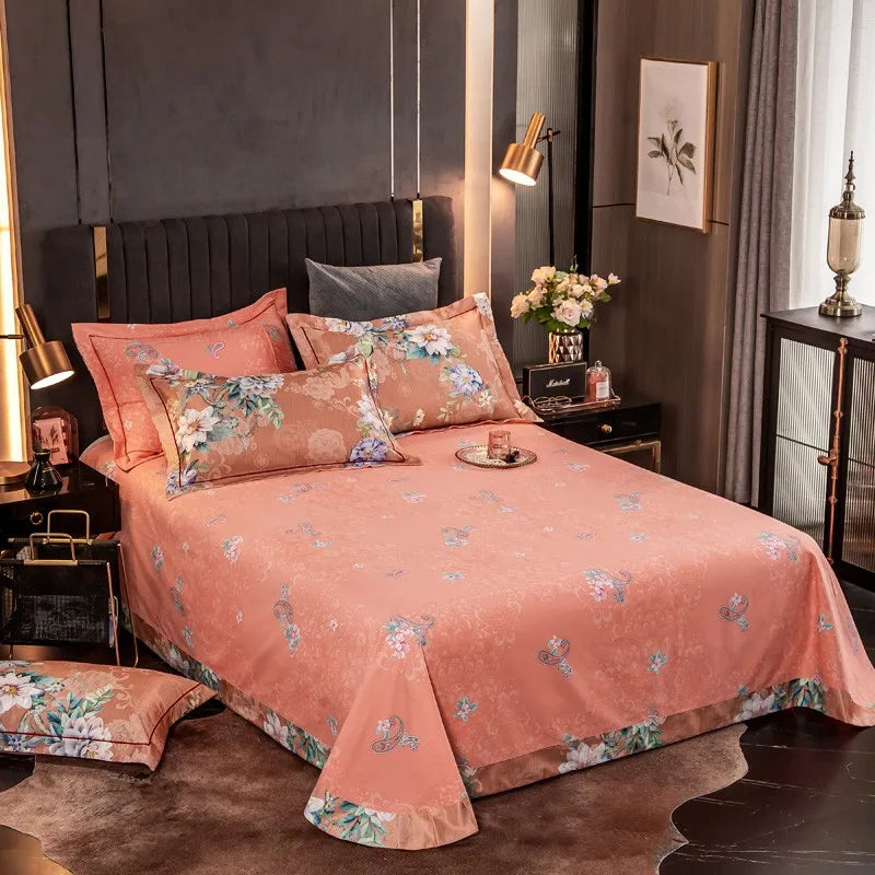 Elegant Vibrant Floral Bedding Set 100% Cotton