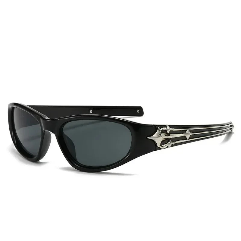 Cat Eye Sunglasses Rivet Star Sunglasses