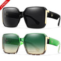 Elegant 2 Packs Unisex Square Sunglasses With UV Protection