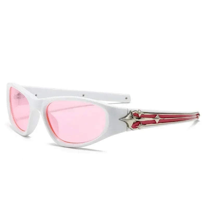 Cat Eye Sunglasses Rivet Star Sunglasses