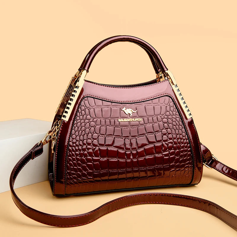 High Quality Three Layers Women's Shoulder Bag