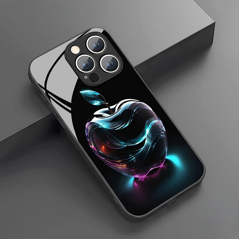 Fantasy Crystal Tempered Glass iPhone Case