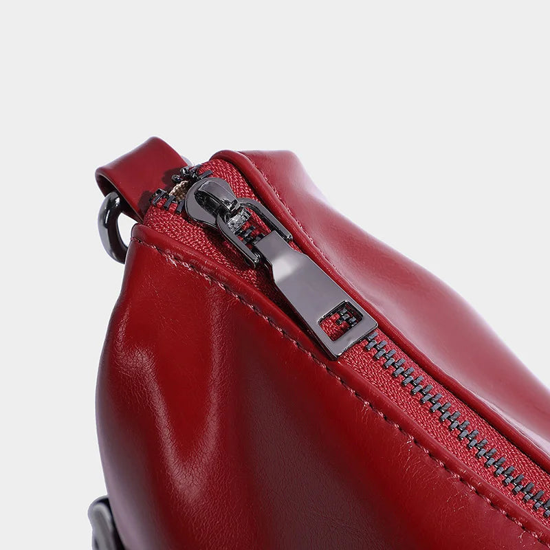 Women’s Vintage Studded Motorcycle Handbag