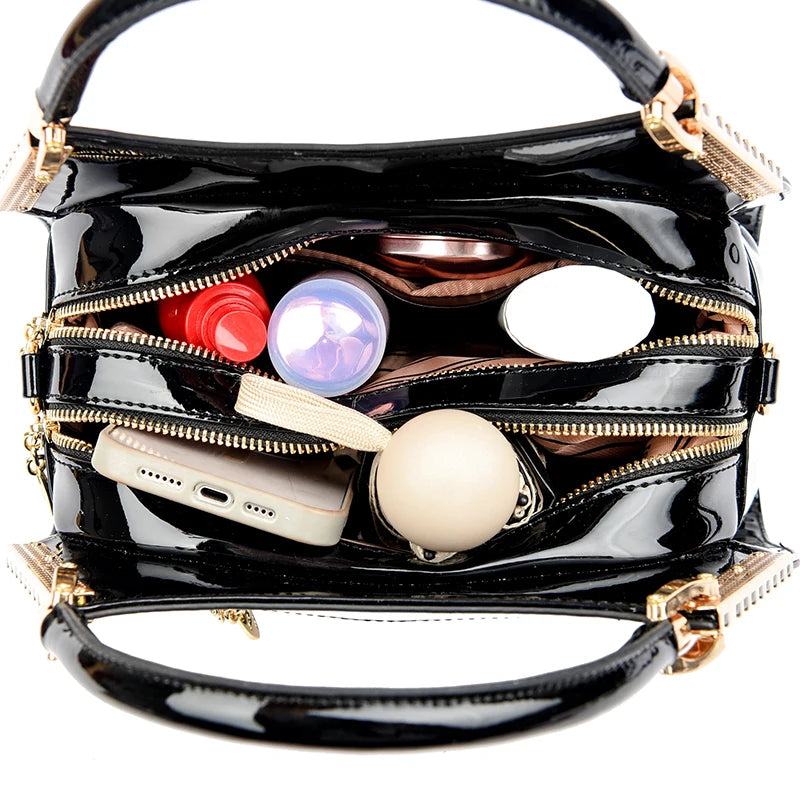 High Quality Three Layers Women's Shoulder Bag