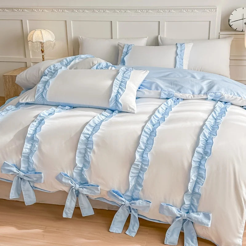 Elegant Bowknot Bedding Set