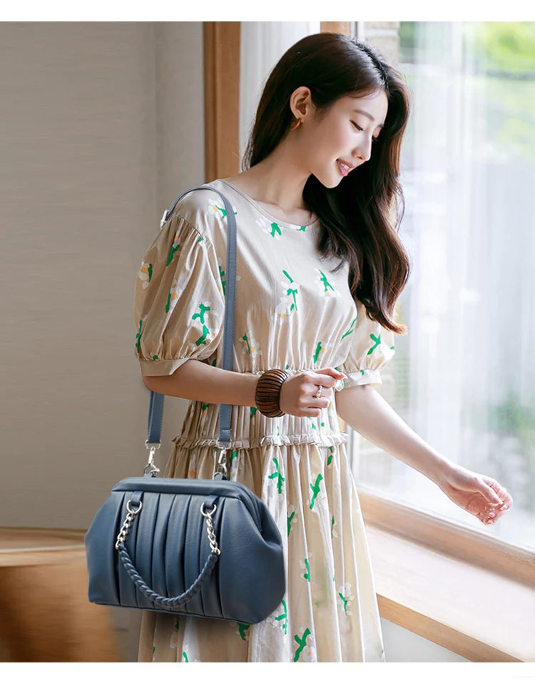 Premium Large Leather Women’s Vintage Tote Bag