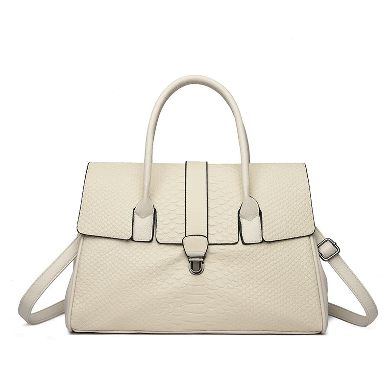 Women’s Oversized Snake Pattern Tote Bag