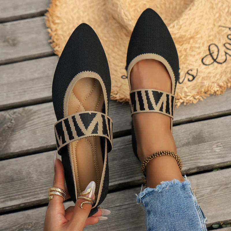 Pointed Toe Elegant Ballet Flats