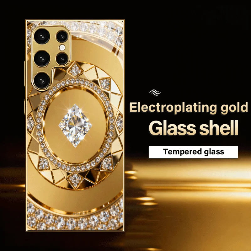 Premium Artistic Samsung Galaxy Case – Stylish Glass Back Phone Cover