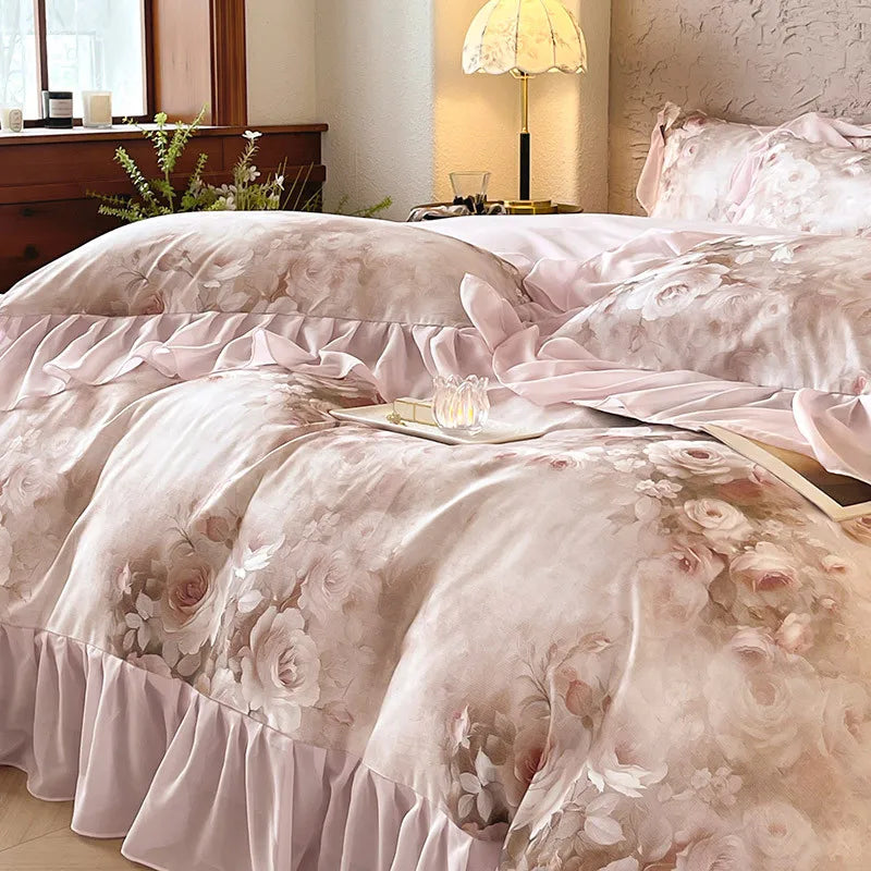 100% Cotton Brushed Hypoallergenic Elegant Bedding Set