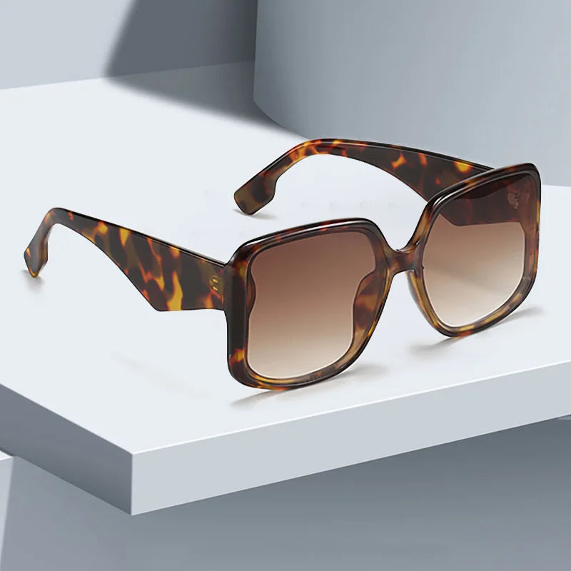 Unique Double Frame Oversized Sunglasses UV400