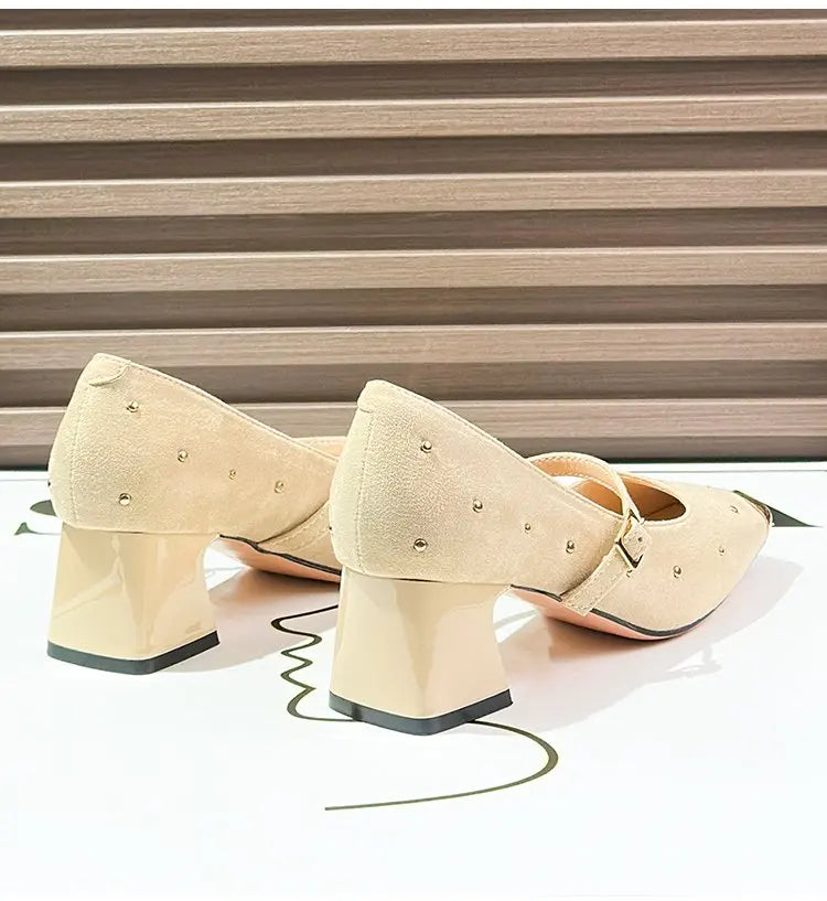 Women’s Genuine Leather Square Toe Loafers