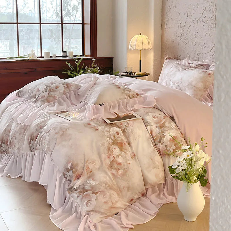 100% Cotton Brushed Hypoallergenic Elegant Bedding Set