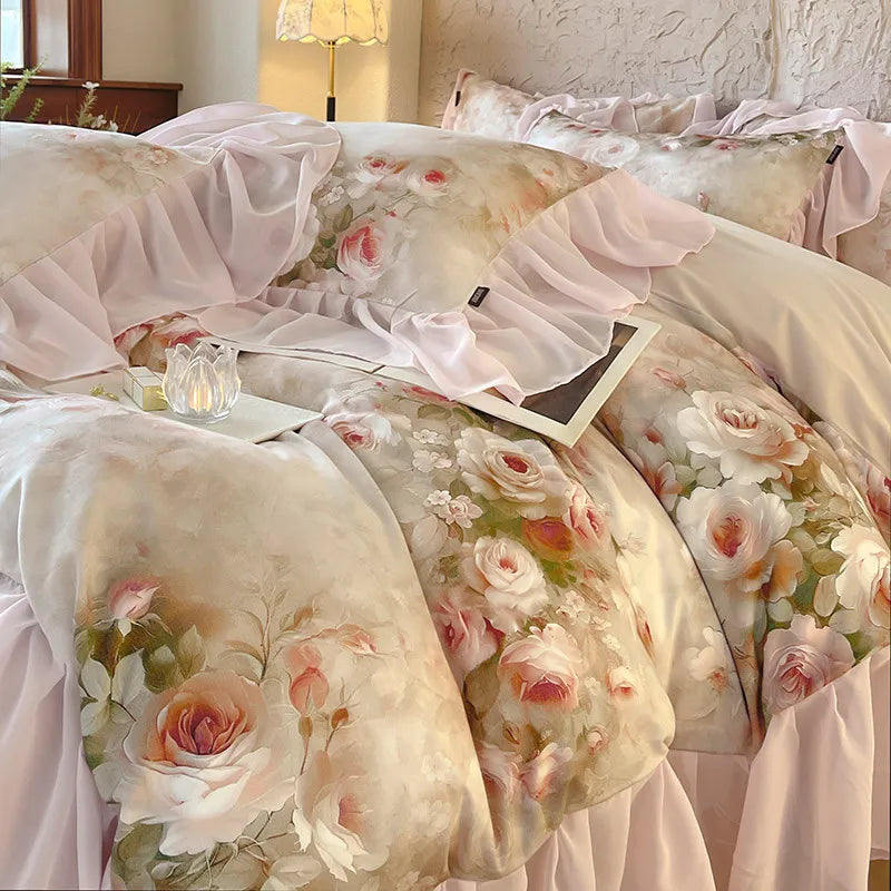 100% Cotton Brushed Hypoallergenic Elegant Bedding Set