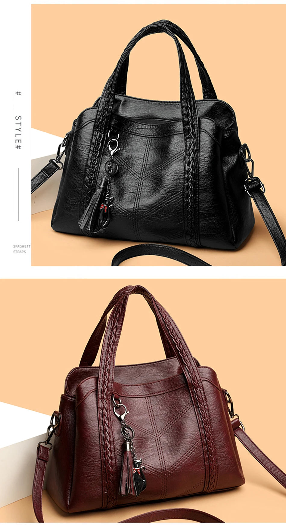 Elegant Leather Shoulder Bag