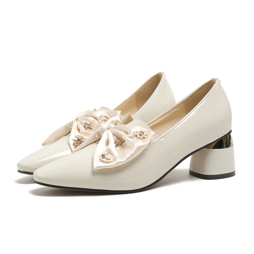 Women’s Pointed Toe Pumps with Bow