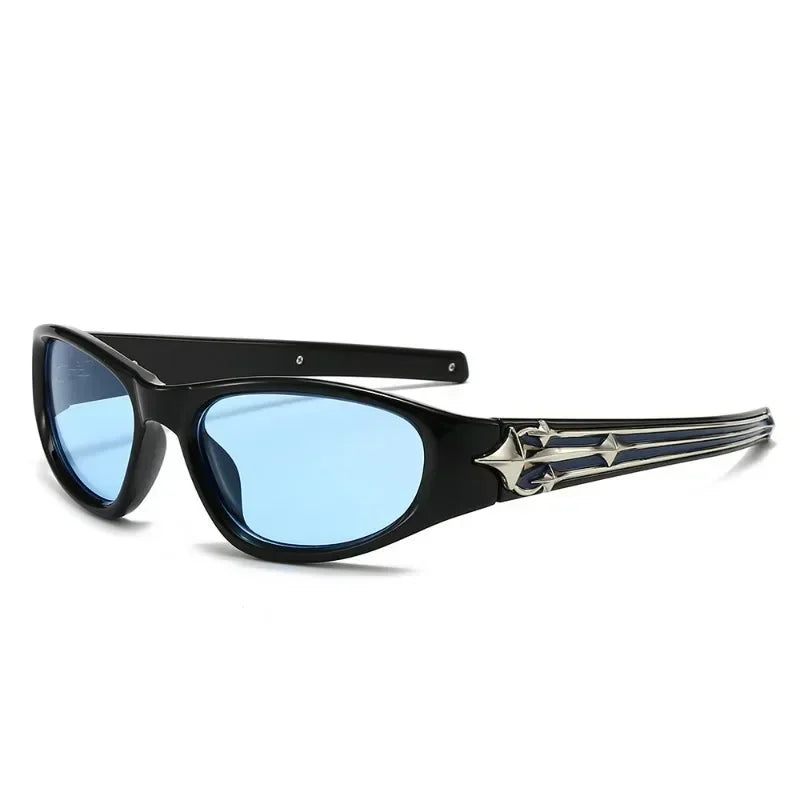 Cat Eye Sunglasses Rivet Star Sunglasses