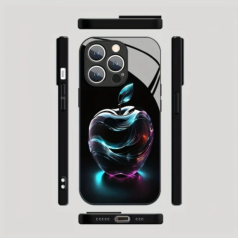 Fantasy Crystal Tempered Glass iPhone Case