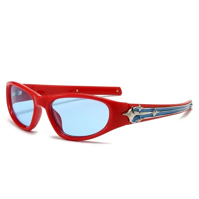 Cat Eye Sunglasses Rivet Star Sunglasses