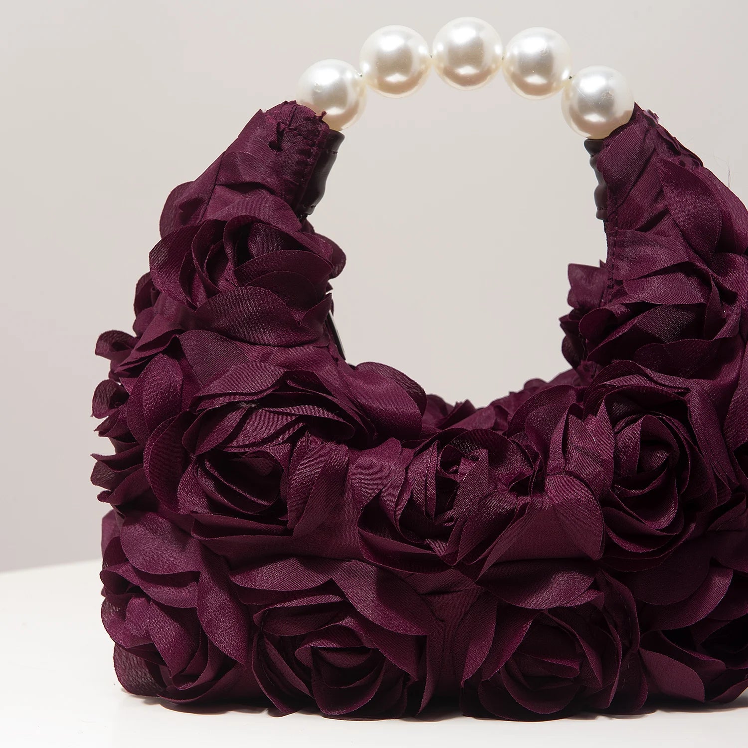 Floral Roses Clutch Evening Bag – Elegant Women’s Party Handbag