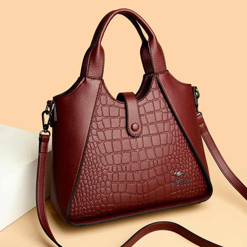 High Quality Soft PU Leather Handbag