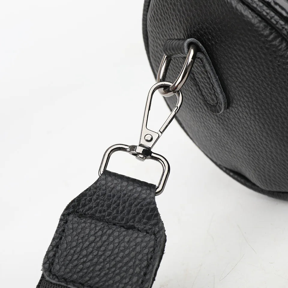 Crocodile Pattern Genuine Leather Shoulder Bag