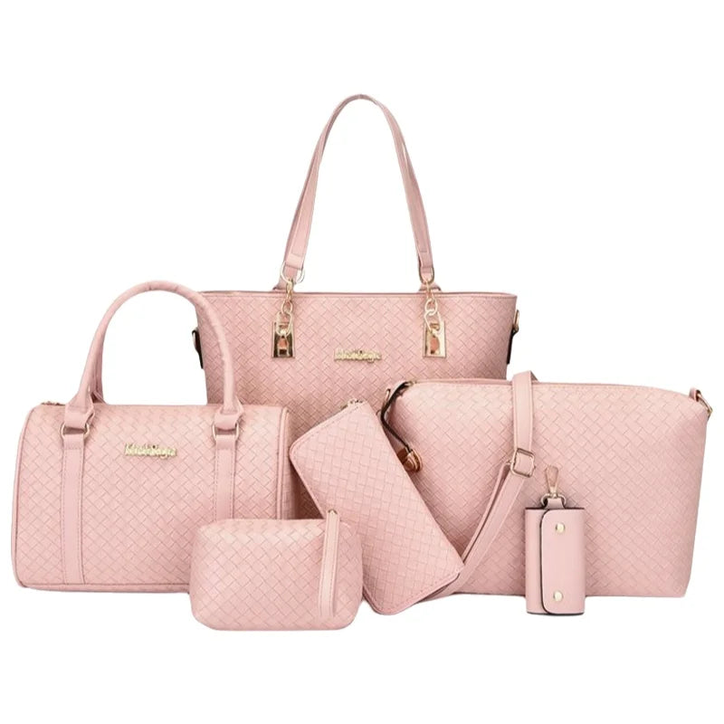 Fashion Urban Large 6-Piece Crossbody Handbag Set