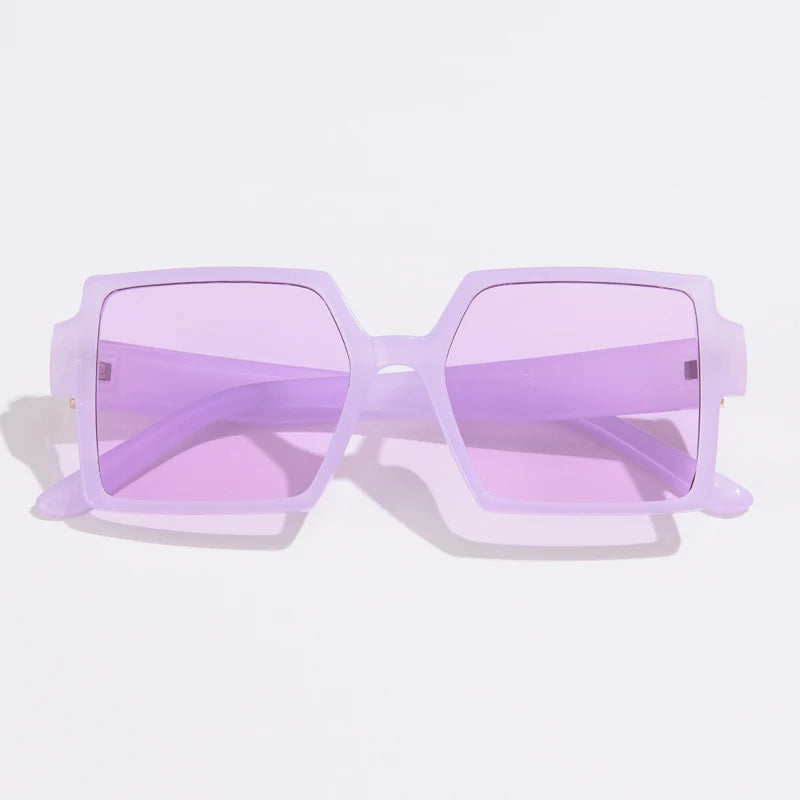 Square Large Frame Elegant Sunglasses