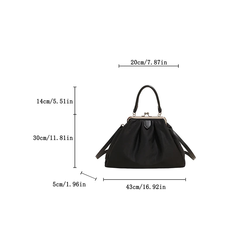 Women’s Pleated Cloud Shoulder Bag