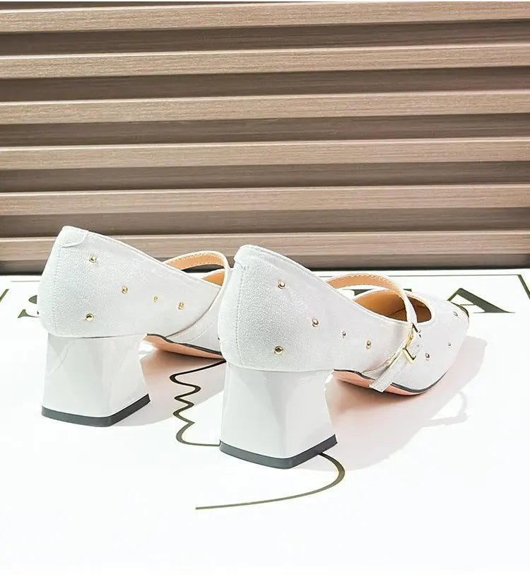 Women’s Genuine Leather Square Toe Loafers