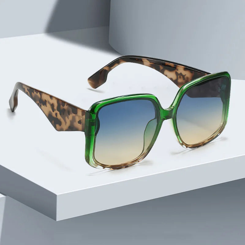 Unique Double Frame Oversized Sunglasses UV400