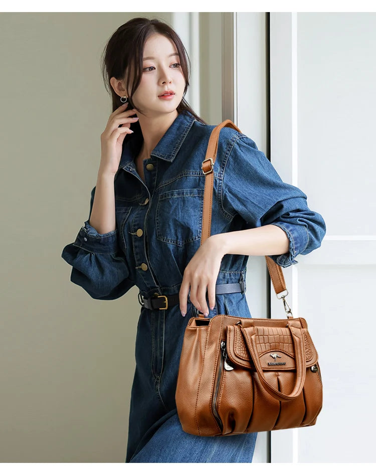 Women’s Soft Leather Shoulder Bag