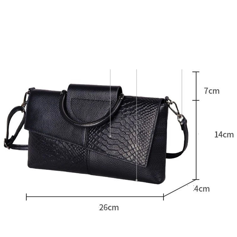Elegant  PU Synthetic Leather Crossbody Bag