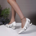 Mary Jane Pointed Toe Suspension Heel High Heels