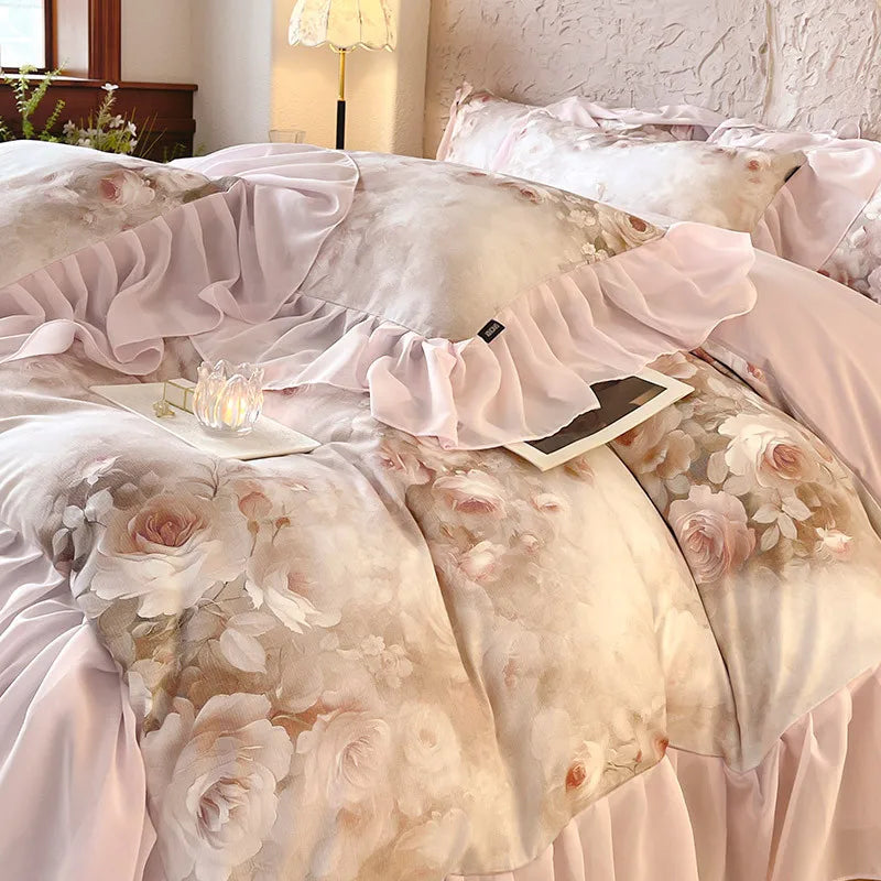 100% Cotton Brushed Hypoallergenic Elegant Bedding Set