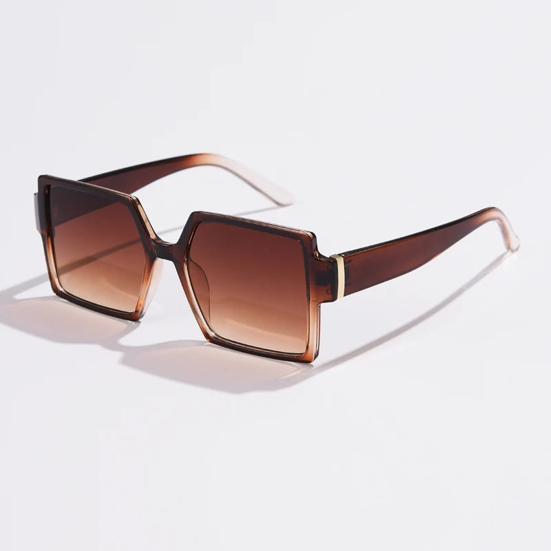 Square Large Frame Elegant Sunglasses