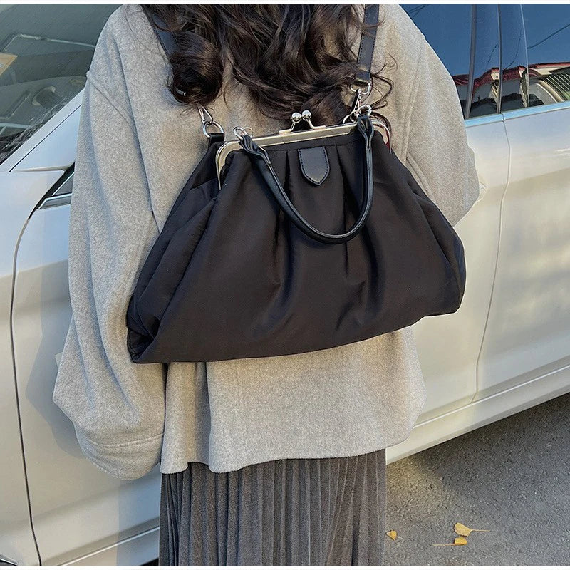 Women’s Pleated Cloud Shoulder Bag
