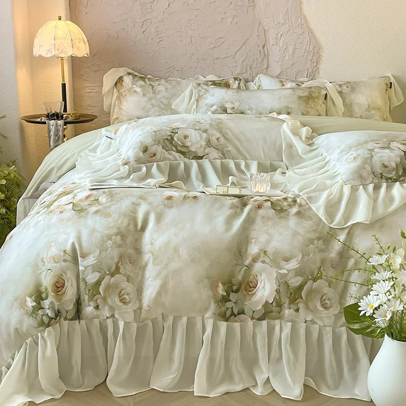 100% Cotton Brushed Hypoallergenic Elegant Bedding Set