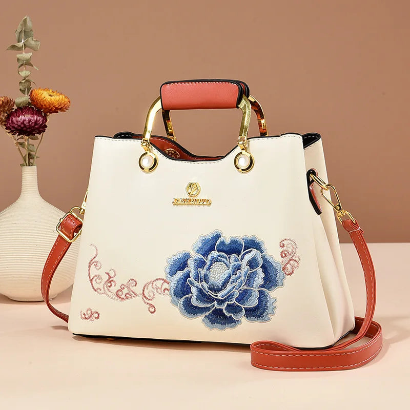 Women’s Embroidered Floral Crossbody Bag