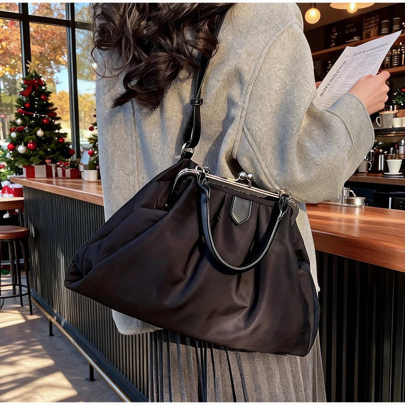 Women’s Pleated Cloud Shoulder Bag