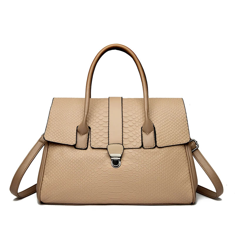 Women’s Oversized Snake Pattern Tote Bag
