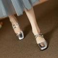 Women’s Retro Square Toe Chunky Loafers