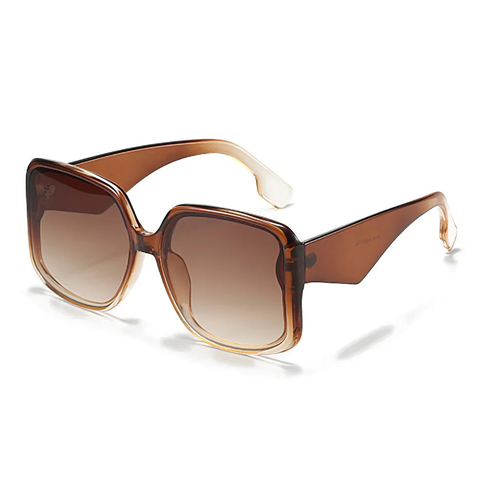 Unique Double Frame Oversized Sunglasses UV400