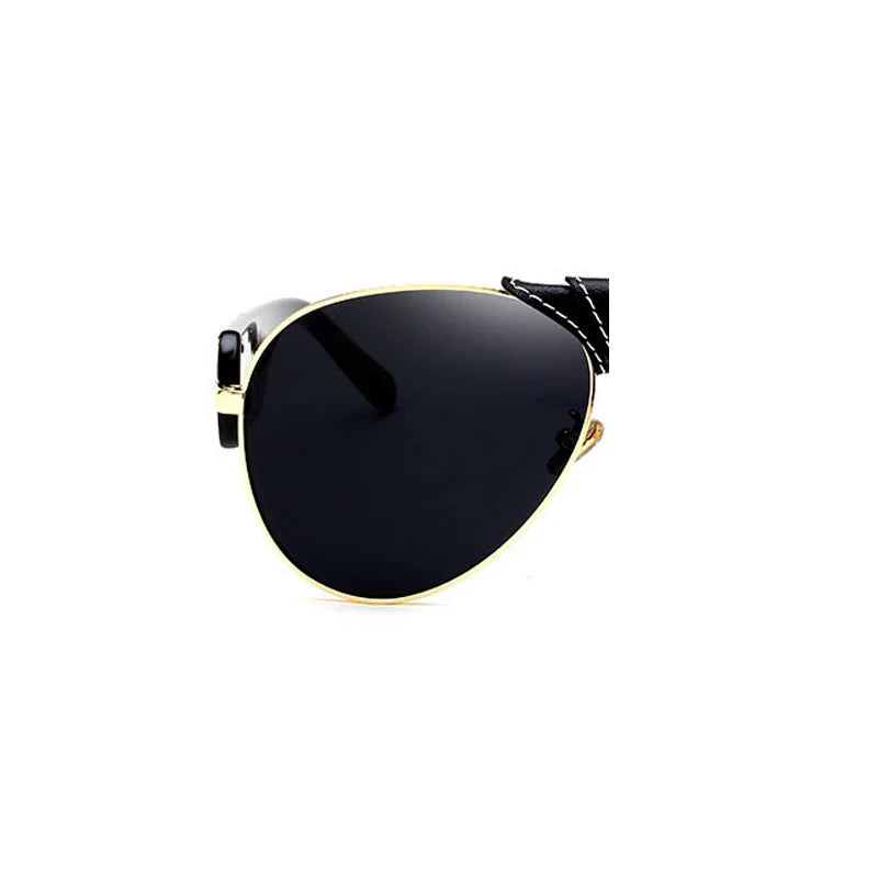 Steampunk Oversized Classic Black Sunglasses UV400