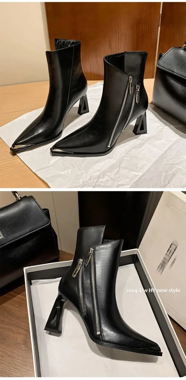 Women’s Handmade Genuine Leather Ankle Boots