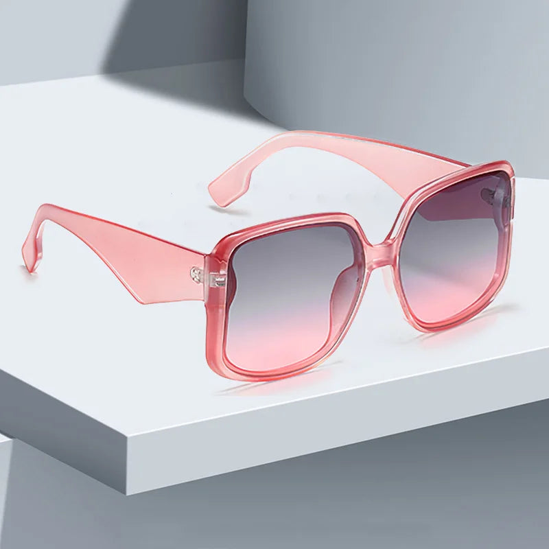 Unique Double Frame Oversized Sunglasses UV400
