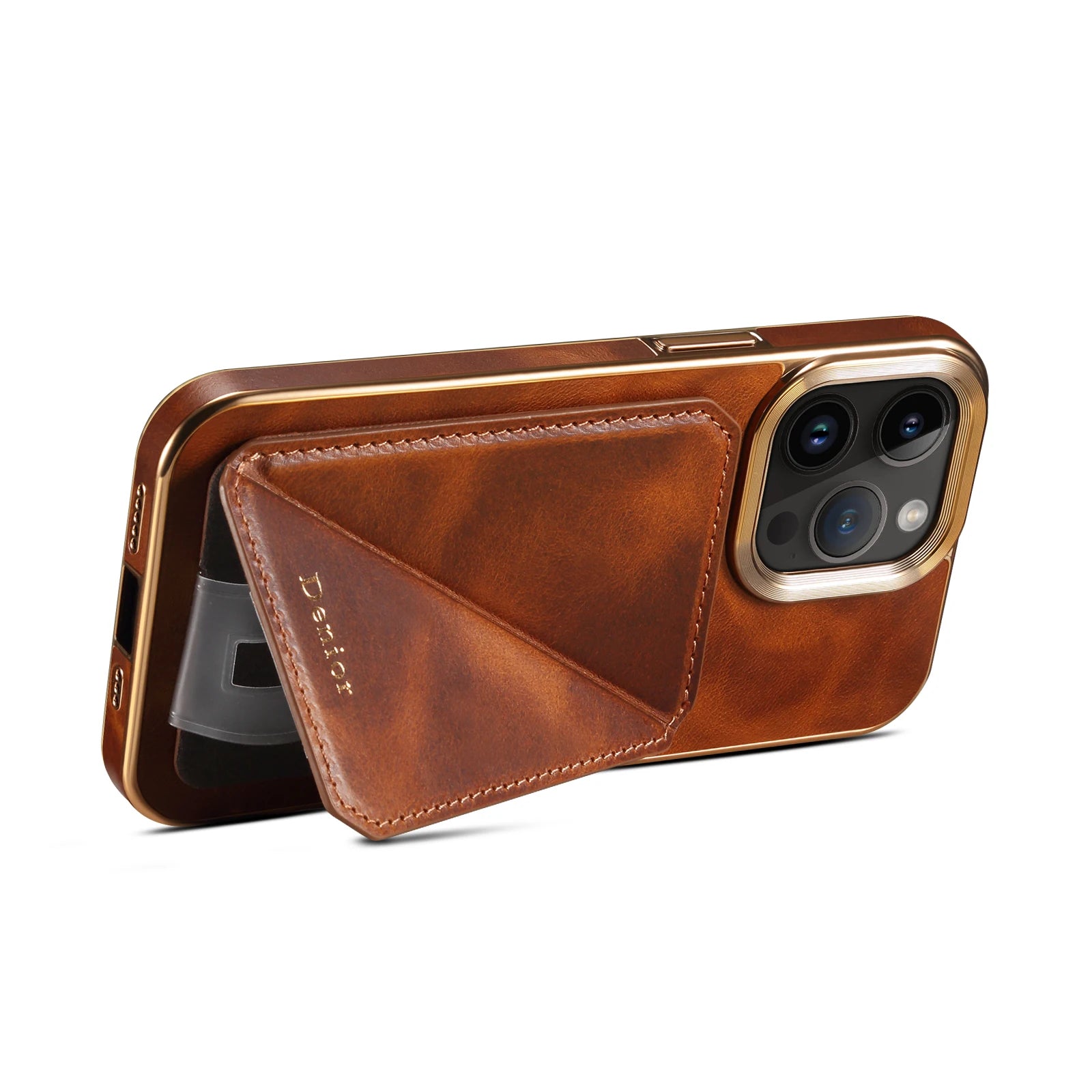 Denior iPhone Business Leather Case – Premium Protective Back Cover for iPhone