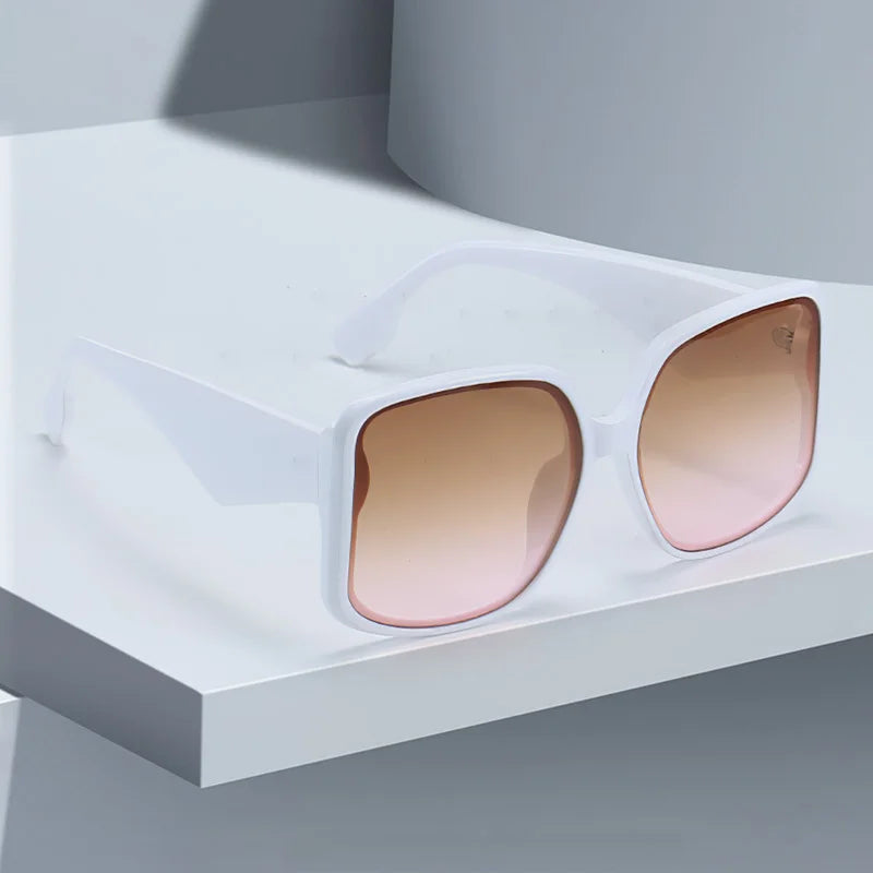 Unique Double Frame Oversized Sunglasses UV400