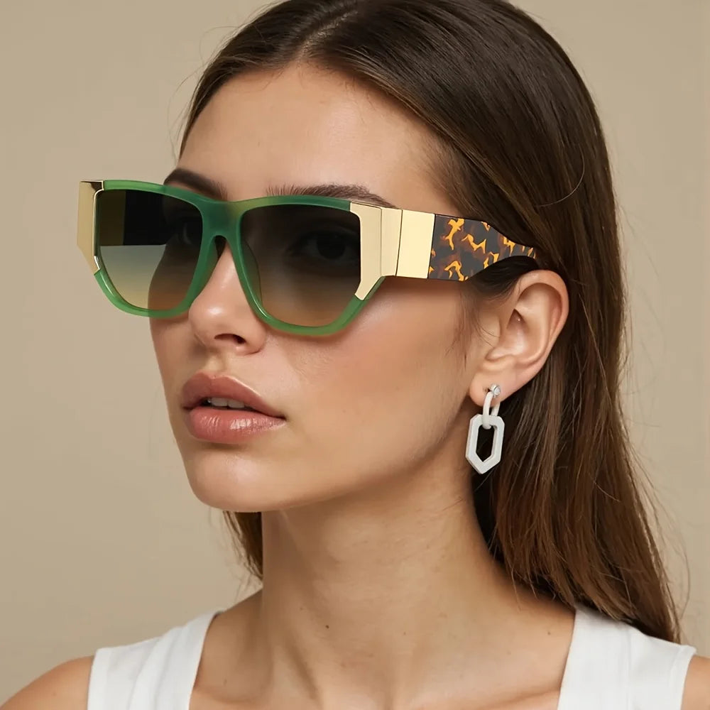 Elegant Square Gradient Lenses Sunglasses 